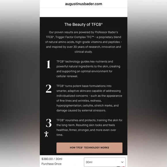 Augustinus Bader the retinol serum NIB 1 oz retail $380 sealed - Picture 6 of 7